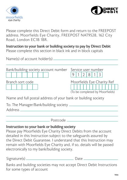 lv direct debit policy